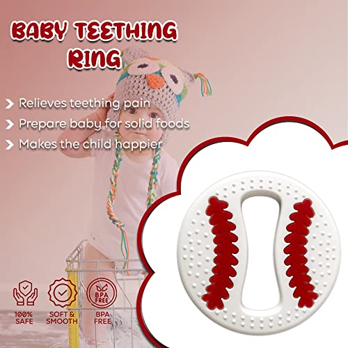 Silicone Baseball Teether #TOP2
