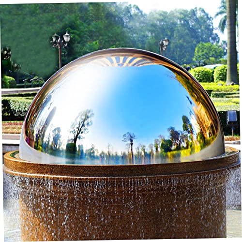 Naisicore Floating Globe, Gazing Balls, 6Pcs Stainless Steel Polished Gazing Globes, Mirror Reflective Floating Pond Landscape Balls, Seamless Hollow Gazing Semisphere For Garden Decorations(5-18Cm) #TOP7