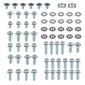 Livtee 70Pcs Motorcycle Body Bolt Mounting Kits, For Plastics Seat Fenders Shrouds Fasteners Compatible With Cr85 Cr125 Cr250 Cr500 &Amp; Crf150 Crf250 Crf450 R Models Crf150R Crf250R Crf450R - White 2 51j8abvbqal. sl500 . ss300
