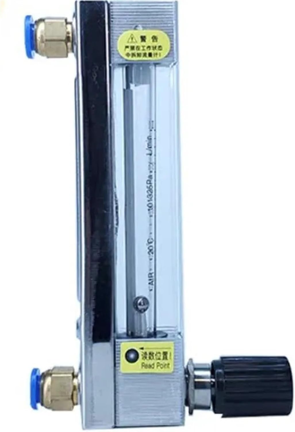 Glass tube flowmeter pneumatic quick φ6φ8φ10 gas liquid ethanol measurement DK800 3F precision(Liquid0.4-4ml min)