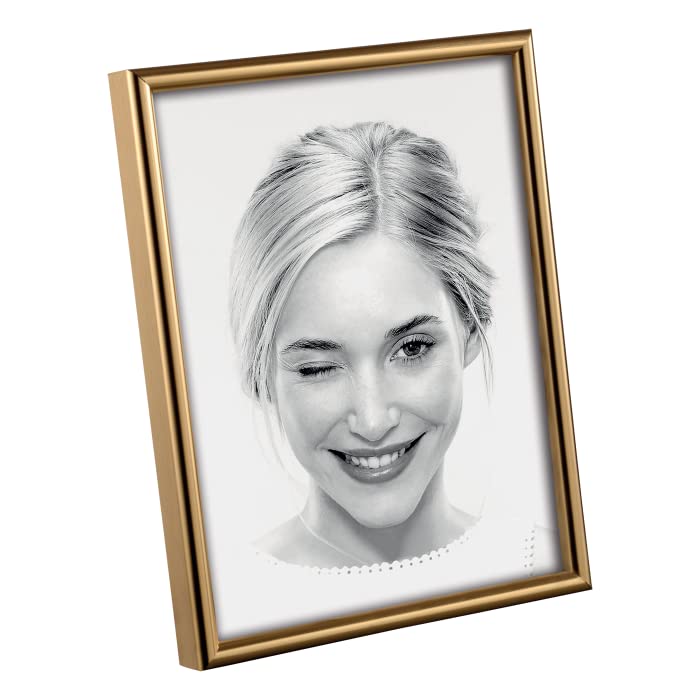 Portafoto LE STELLE - Formato 17.5x23cm, Interno 13x18cm, Colore Oro, 1 Pezzo - Foto 2