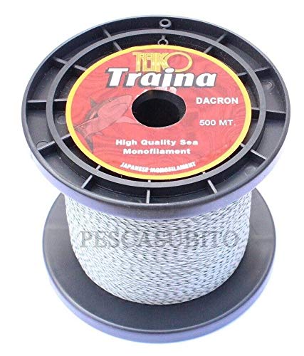 Trecciato Dacron Pesca Traina Bolentino Profondo - 500Mt 20Lbs - Multifibra Mare