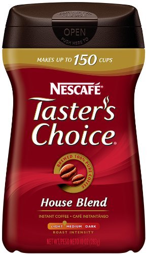 Nescafe Taster's Choice Original House Blend Instant Coffee, 10-Ounce Canisters (Pack of 3)