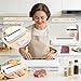 Food Saver Vacuum Sealer Machine, 75KPA Strong Suction for Dry/Wet Foods, Digital Countdown Timer, Compact Design with LED Lights, Includes 20 Vacuum Seal Bags, Ideal for Home Kitchen Use