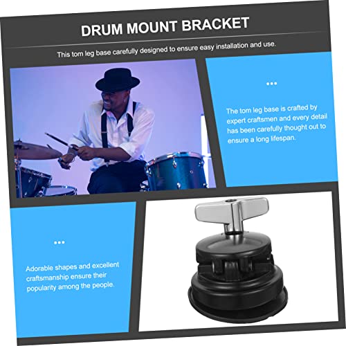 Totority Drum Saddle Drum Accessories Tom Mounting Arm Floor Tom Leg Clamp Drummer Tool miniatura 4
