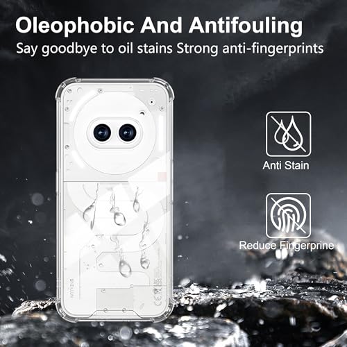 Image of CoverLine Back Cover Shockproof Silicone Protective Back Case Nothing Phone 2a / Nothing Phone (2a) Plus -Transparent