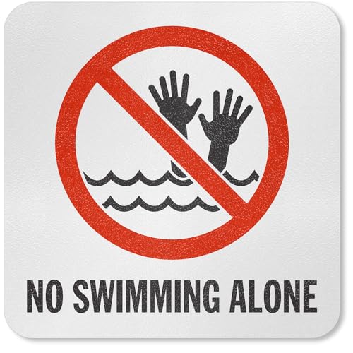 Marqueur de piscine antidérapant SmartSign pour sécuriser la baignade des enfants et adultes