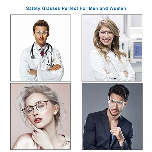 Image of SQIMZAR Safety Glasses Goggles For Women Nurses Protective Eyewear,Anti Fog Safety Goggles