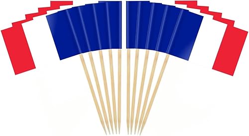 Miniatura 5 de JAVD CYPS - 100 banderas de palillo de dientes chileno con bandera de Chile, mini palillo pequeño para cupcakes, banderas chilenas, selecciones de