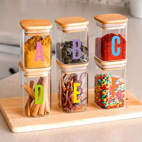 image for Metsyth Letter Stickers 30 Sheets 1500 PCS Large Alphabet Sticker 2 In