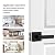 Probrico Entry Door Levers Matte Black with Keys, Heavy Duty Hardware for Exterior Front and Back Door,Lockable, Keyed Entrance Lock,Universal Handling,Transitional Style, 1 Pack