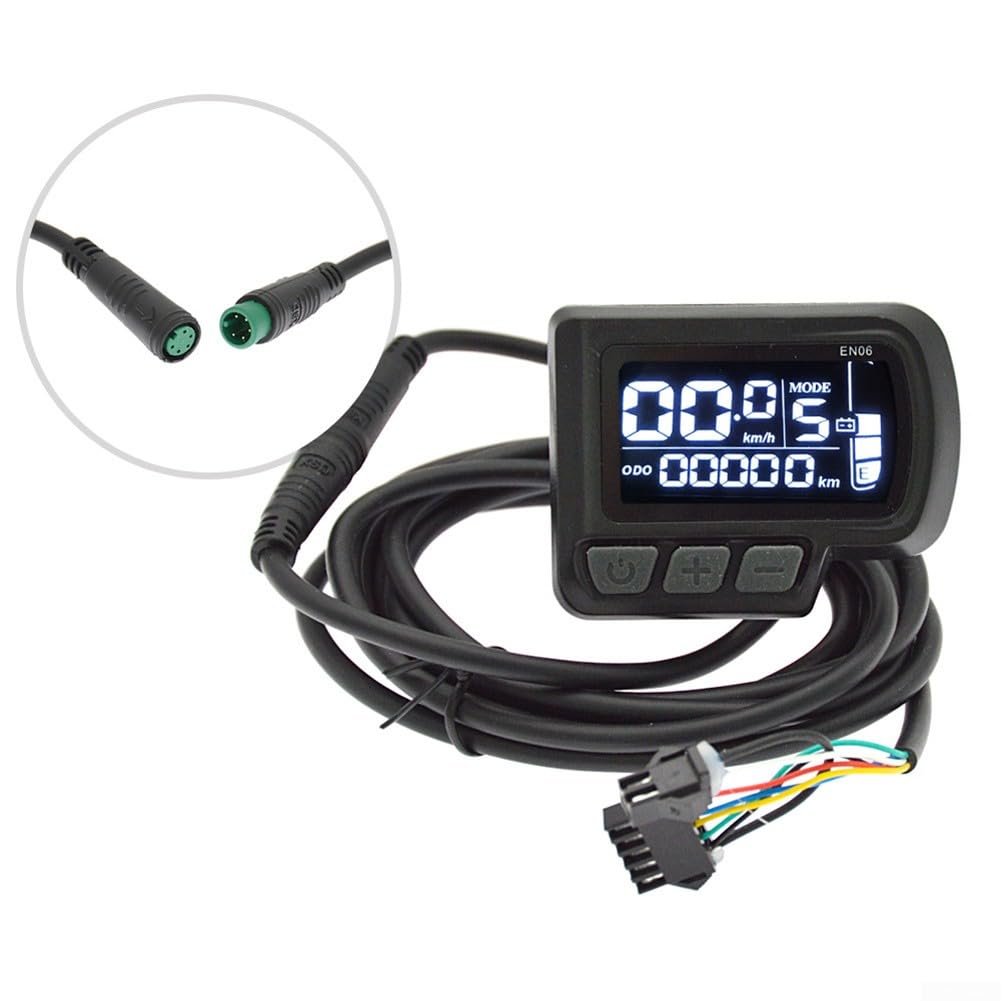 EbikePro Display LCD Per E-Bike 24V/36V/48V Con Connettore Impermeabile 5 Pin – Schermo Per Bici Elettrica, Compatibile Controller #2 - 3