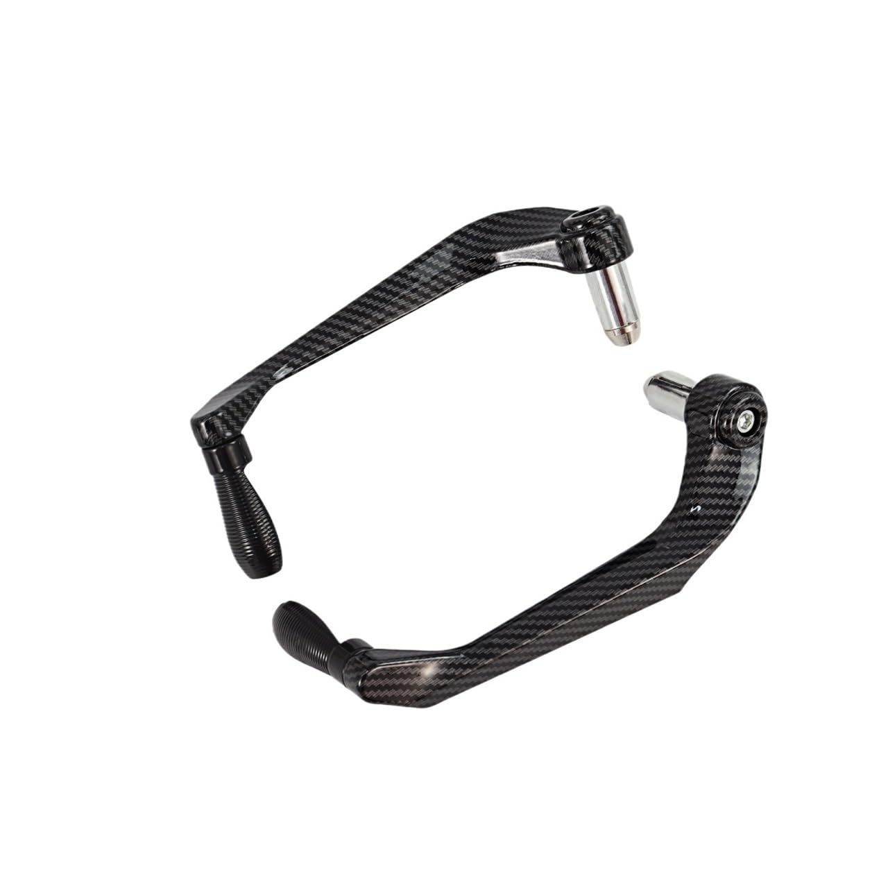 Beqlxta Carbon-Black Brake Lever Guard Universal Motorcycle Handlebar Brake Clutch Levers Guard Protection Carbon Fiber Aluminum(Carbon-Black)