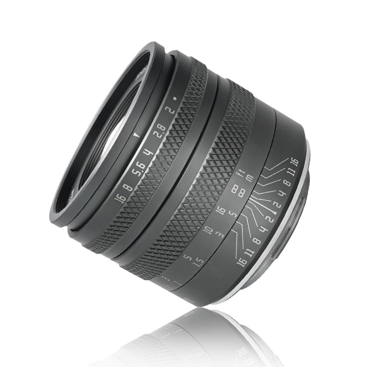 Amazon.co.jp: AstrHori 50mm F2.0 キヤノンEF-Mマウント チタン