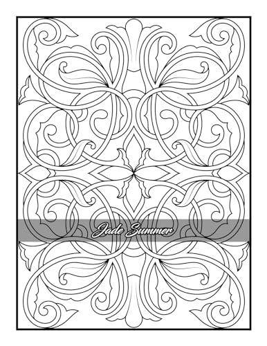 100 Amazing Patterns: An Adult Coloring Book with Fun, Easy, and Relaxing Coloring Pages - Image 95