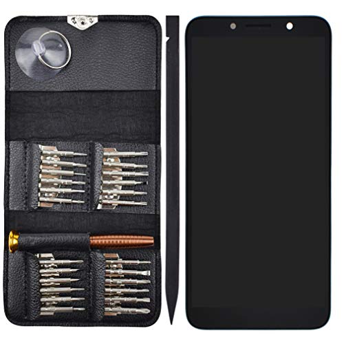 Image of XT2029 LCD Screen Touch Digitizer Glass with Screen Frame Replacement for Motorola Moto E6 Play XT2029-1 Black