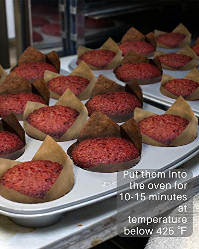 Muffin Liners, 250 Pcs Cupcake Liners, Grease-Proof Cupcake Wrappers of 3 Colors for Wedding and Birthday by DualFerv