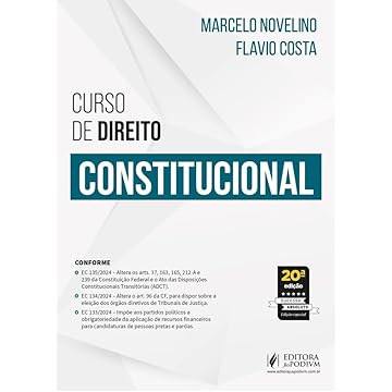 Capa do livro Curso de Direito Constitucional 20Ed.2025
