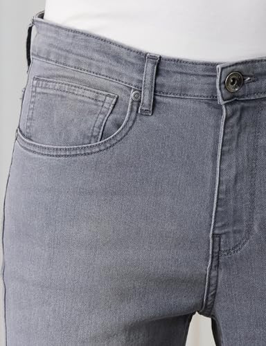 Image of Amazon Brand - Symbol Men Cotton Rich Stretchable Slim Fit Jeans | Casual Denim | Available in Plus Sizes