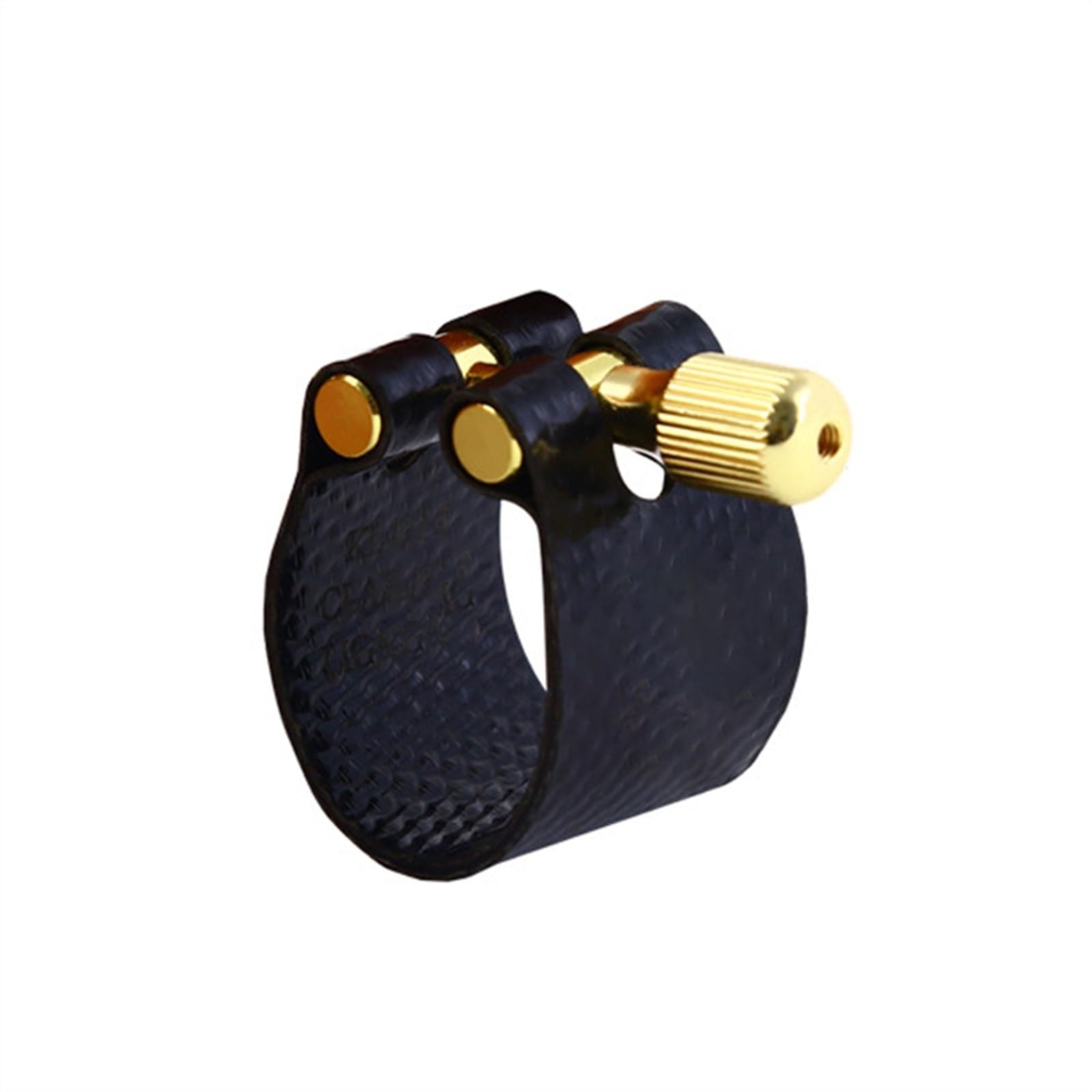 Części do Saksofonu Instrumentów Instrument Saksofonowy Altowy/tenorowy/wysokotonowy/barytonowy Bakelitowy Ustnik Ze Skórzanymi Klipsami (Color : Alto)