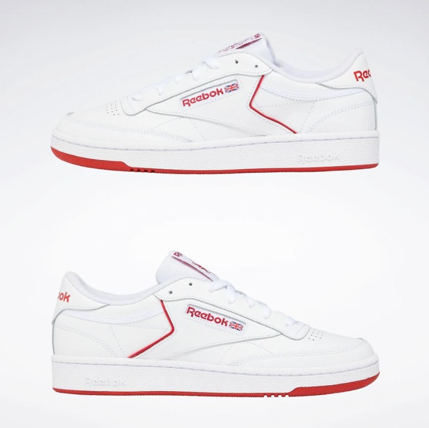 Image of Reebok Club C 85 Tennis Shoes for Women - White Womens Sneakers