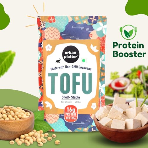 Image of Urban Platter Firm Tofu, 200g (Ambient Storage | High in Protein | Preservative-Free | SOYA Paneer | Perfectly Plant-Based)