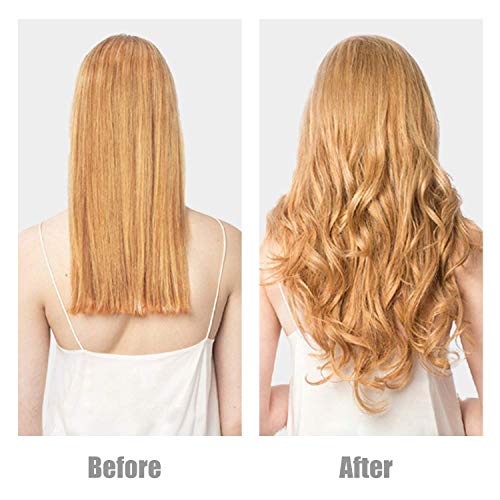 image for FESHFEN Clip in Hair Extensions 7 PCS Full Head 20 inch Curly Wave Syn
