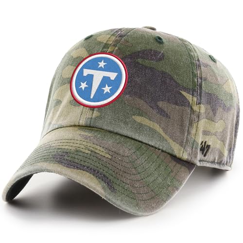 47 Mens Camo Tennessee Titans Clean Up Adjustable Hat