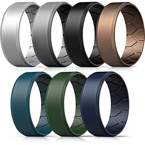 FORTHEE Silicone Wedding Ring for Active Men Cover