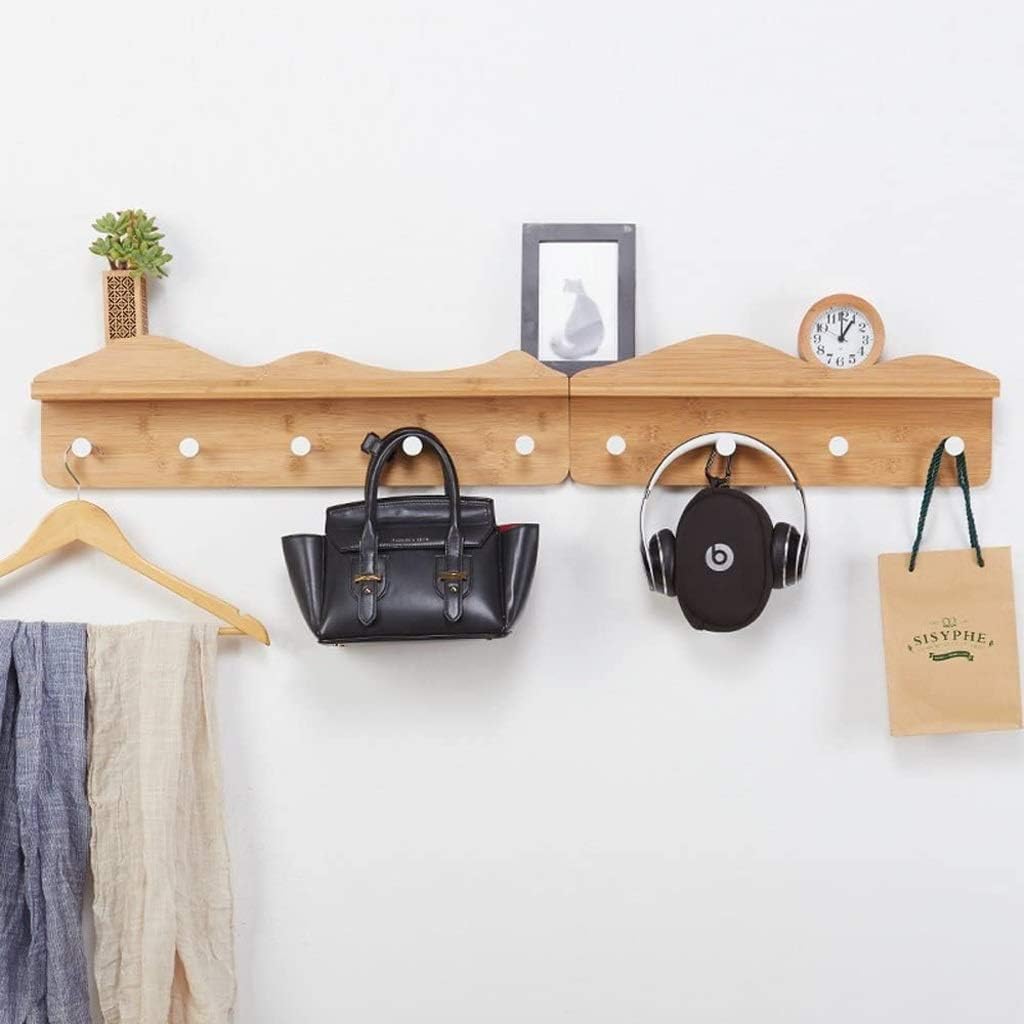 Creative Wall Mounted Storage Rack Home Entrance Multi Function Coat(6 Hooks)