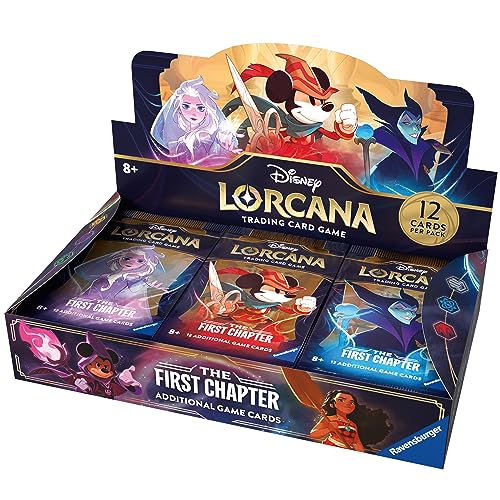 Ravensburger Disney Lorcana TCG 11098190 Jeu de Cartes à Collectionner pour Adultes et Enfants à partir de 8 Ans Up-Booster Box, 24 Paquets, Multicolore, Taille Standard