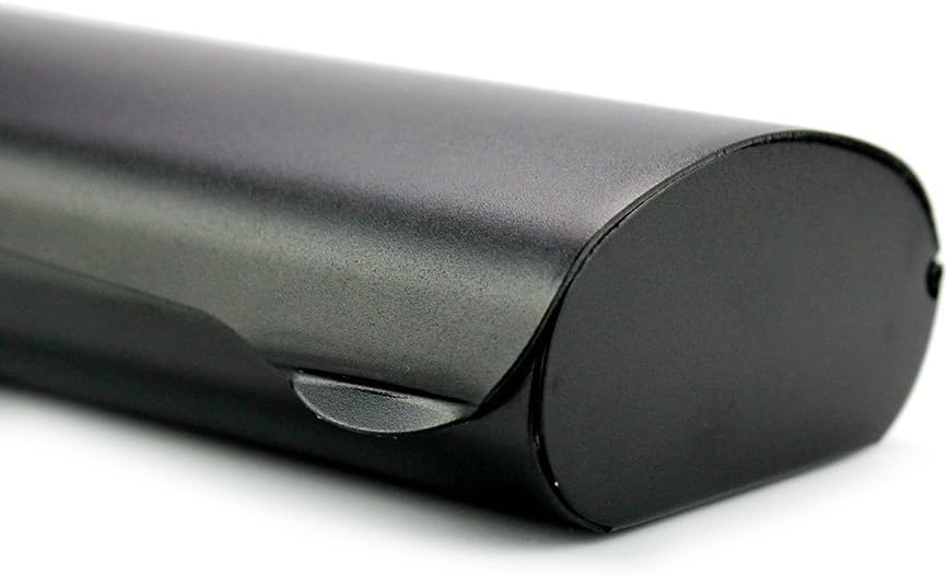 Slim Eyeglass Case, Portable Hard Shell Glasses Case Black Matte Spectacle Glasses Cases for Men Women