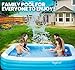 Toysical Inflatable Pool for Kids and Adults with Pump - 118 x 72 x 22 - More Durable Than Other Blow up Pools for Adults - Includes Patches