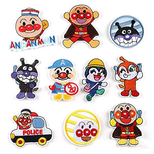 Amazon.co.jp: 10 ピース/セット漫画アニメアンパンマンアイアン