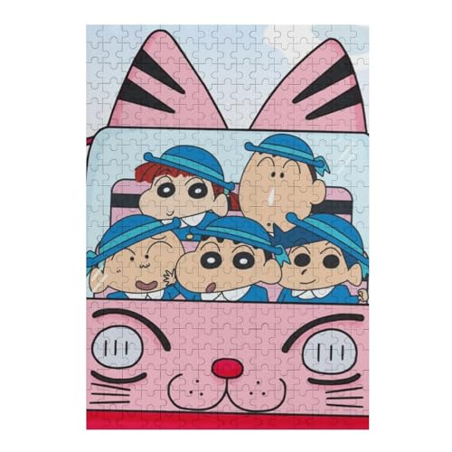 クレヨンしんちゃん ジグソーパズル 木製のパズル 部屋の飾り パズルのおもちゃ パズル 娯楽 300ピース アニメ 大人 ストレス解消 初心者 子供 大人のおもちゃ ゲーム 壁掛け ギフト