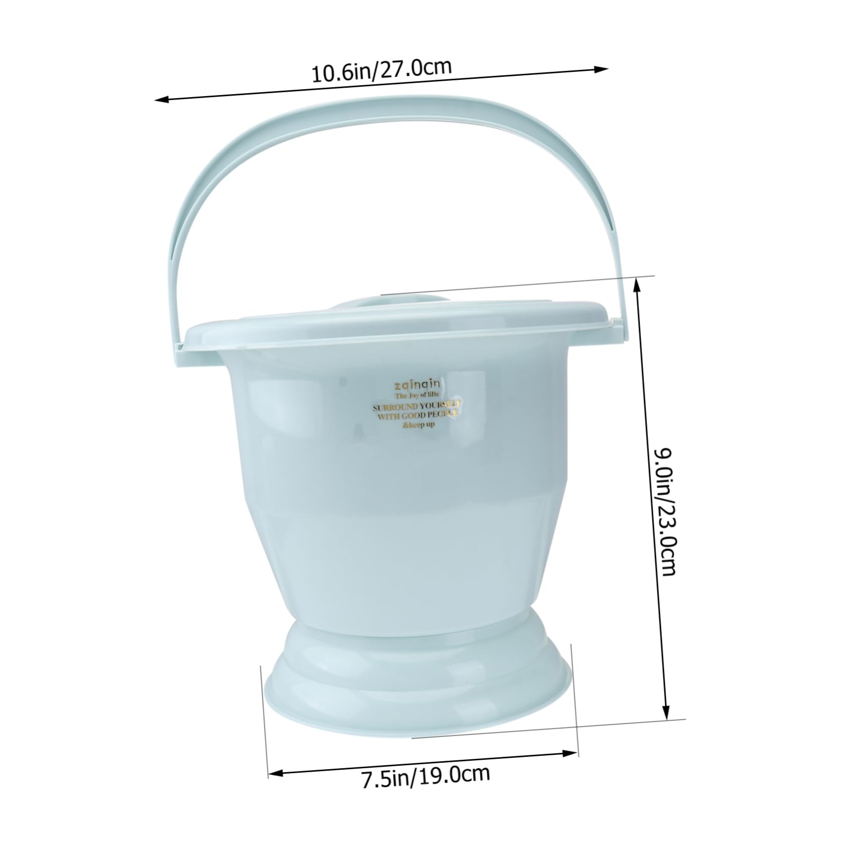 Beaupretty Household Bed Pan Children Spittoon Adult Urine Container Portable Spittoon Plastic Bed Pan with Lid