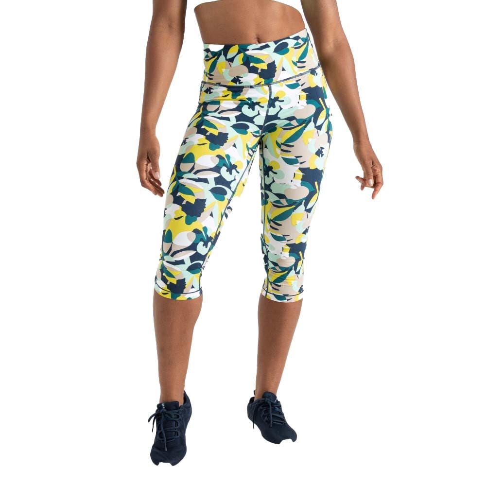 Dare 2b Women's Influential 3/4 Gym Leggings Blue