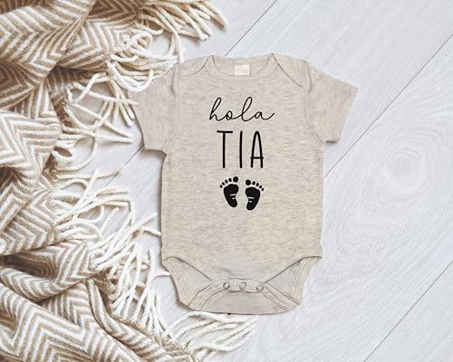 Hola Tia Surprise Pregnancy Announcement for Spanish Aunt, Sister3