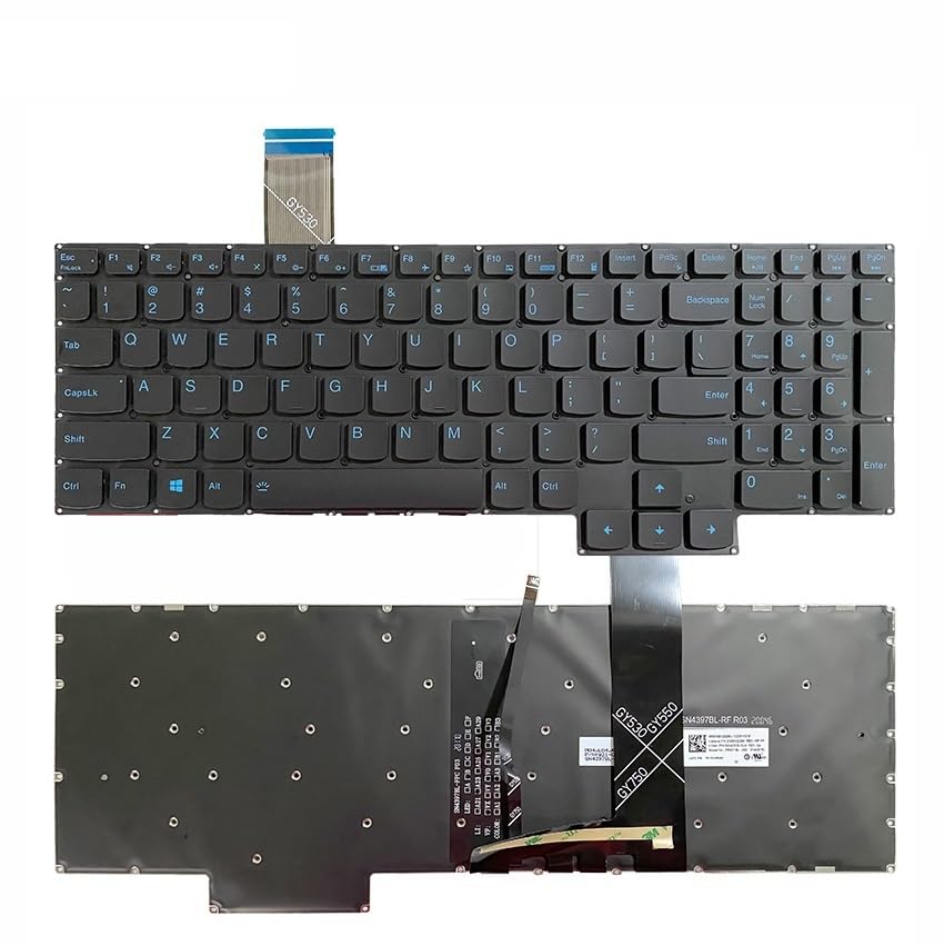 Clavier Legion 5-15ARH05H aux lettres bleues pour une frappe précise