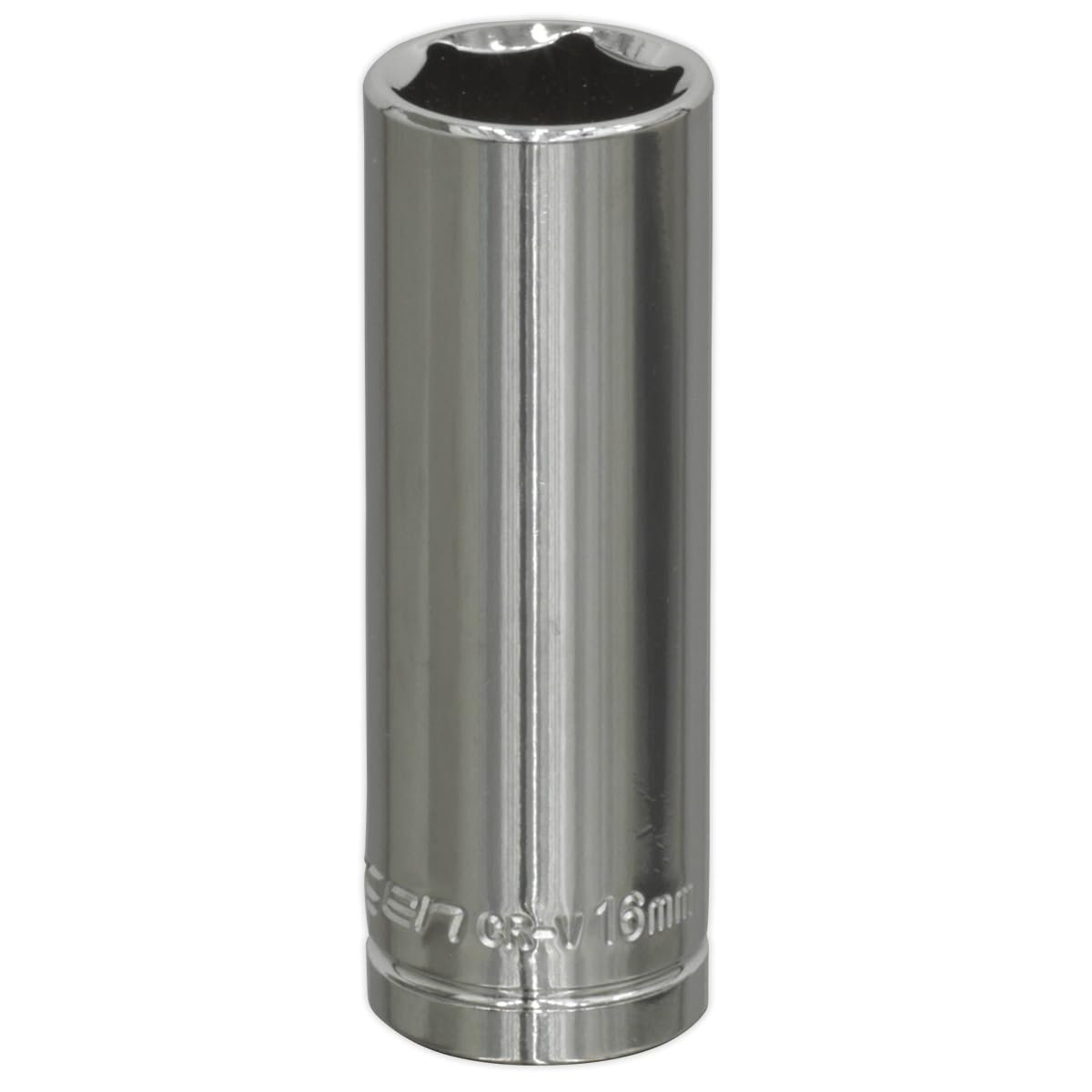 Siegen by Sealey WallDrive Socket 16mm 3/8"Sq Drive Deep - S0594