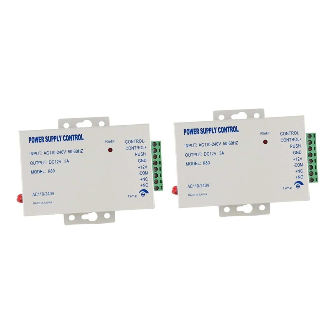 2pcs Power Supply for Door Access Control Access Control Power Supply Power Supply Control access control system controller 12v3a dedicated Generic