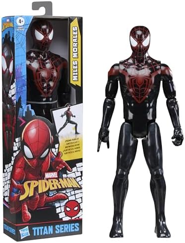 Marvel Homem-Aranha Titan Series Miles Morales Figura