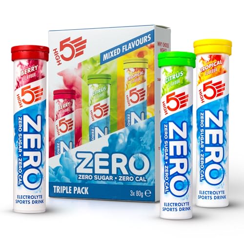 HIGH5 Zero Electrolyte Hydration Tablets, Mixed Flavours, 60 Tablets