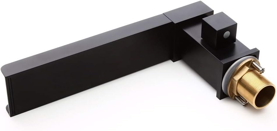 Black Friday - 80% OFF Lovedima Contemporary 3-Hole Bathroom Waterfall Bathtub Faucet Roman Tub Filler with Handheld Shower (Black)