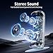 Bluetooth Speaker with HD Sound, Portable Wireless, IPX5 Waterproof, Up to 20H Playtime, TWS Pairing, Bluetooth 5.3, for Home, Party, Beach, Outdoor, Electronic Gadgets, Birthday Gift (Black)