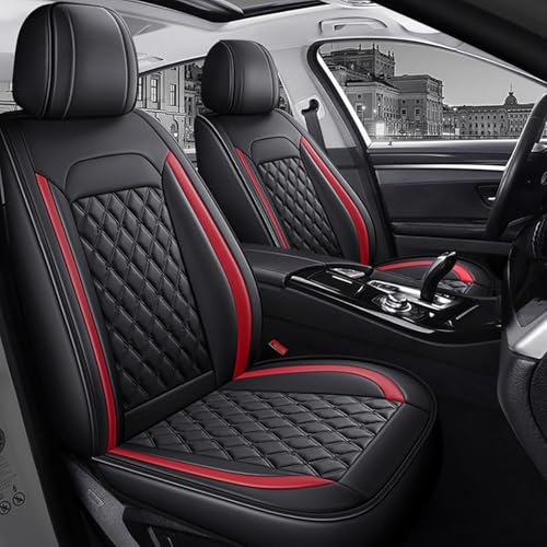 Housses de siège de voiture pour Jaguar XE XF XJ E-Pace F-Pace I-Pace, noir rouge