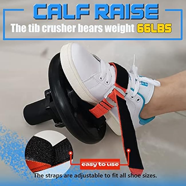 Tib Bar for Leg Strength Training, Biceps Femoris Muscle Exercise Equipment Tibia Dorsi Calf Machine, Tibialis Bar Leg Machine Tibialis Trainer