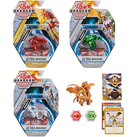 BAKUGAN Geogan Rising Ultra Collectible Action Figure and Trading Card (Styles Vary) Cover