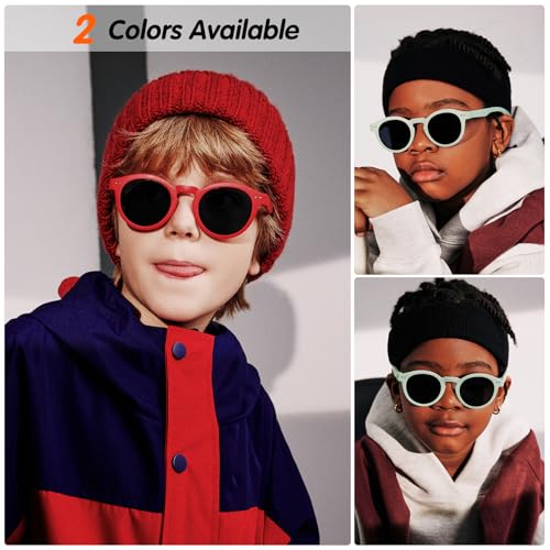 Image of EYEBUDDY Kids Toddler Sunglasses Age 2-4 /3-5 Boys Girls Polarized UV Protection Sun Glasses for Age 2-8