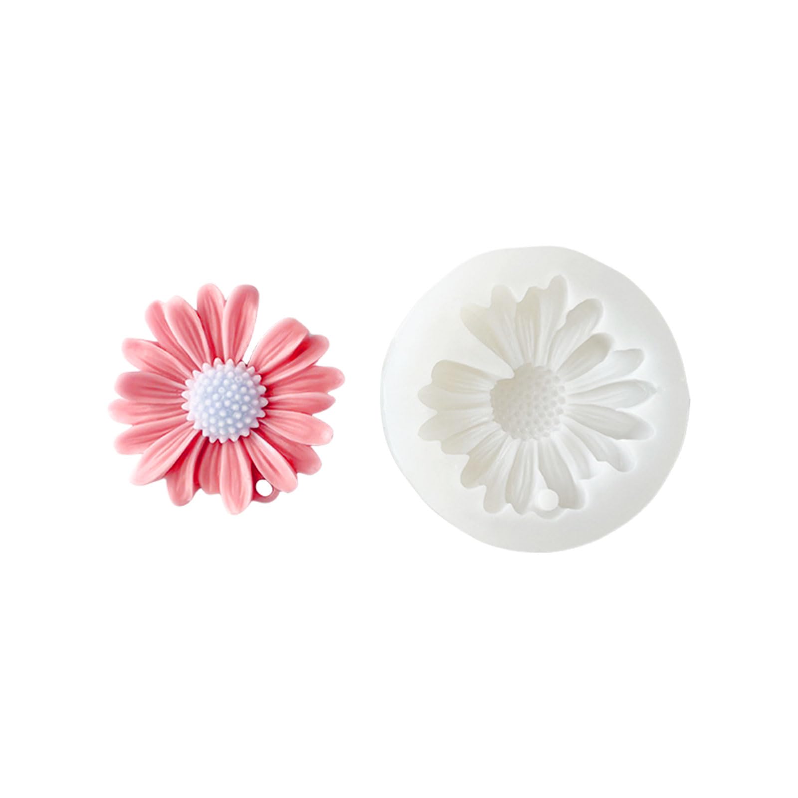 6 Stampi In Silicone A Forma Di Fiore - Rosa, Ibisco, Peonia Per Candele E Saponi